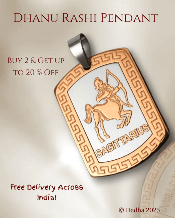 5 Dhanu Rashi Pendant