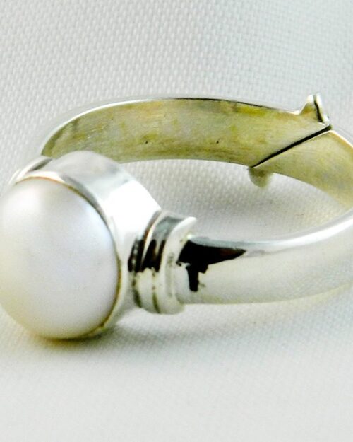 Moonlit Pearl Ring