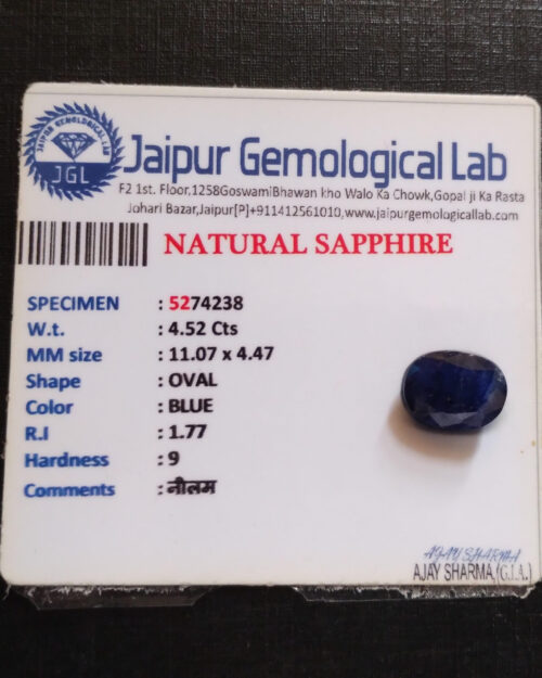 blue sapphire stone