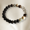 Rudraksha & tiger eye bracelet
